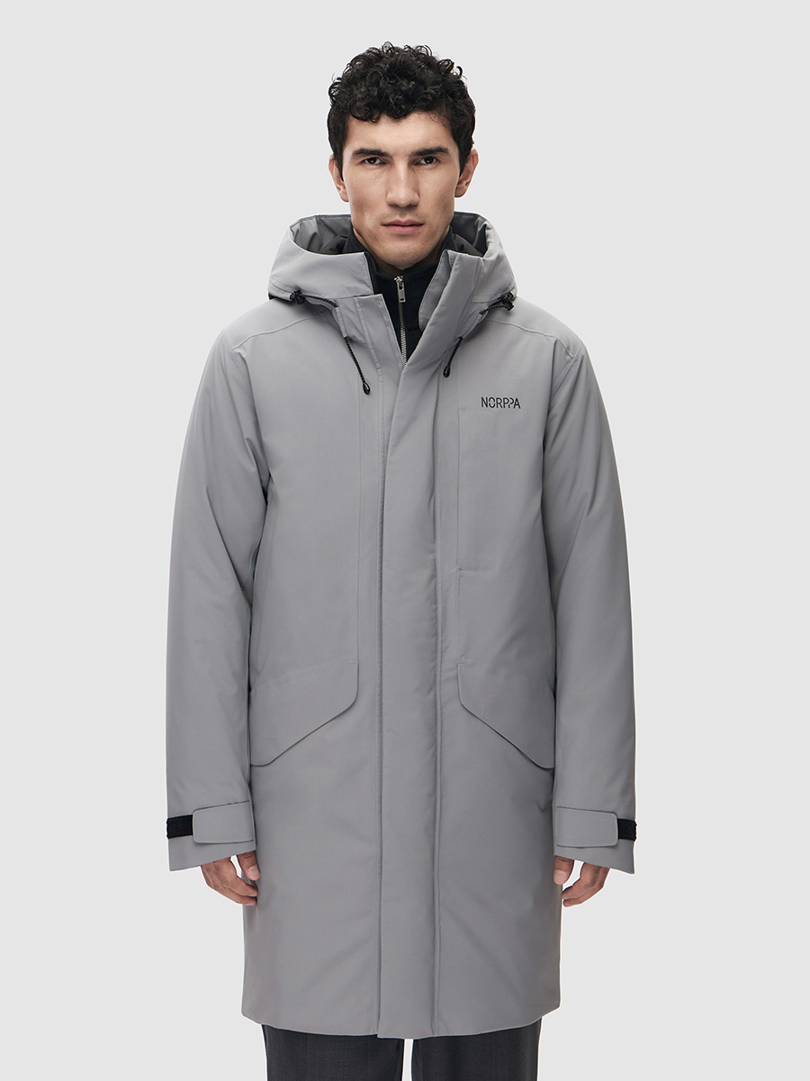 100827 Пальто мужское утепленное БАЛИАЛ (BALIAL) (671 галька, XXXL)